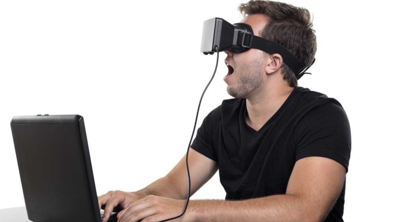 virtual reality headset for computer